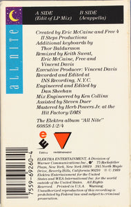 Entouch (2) Featuring Keith Sweat : All Nite (Cass, Single)