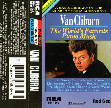 Van Cliburn : The World`s Favorite Piano Music (Cass, Dol)