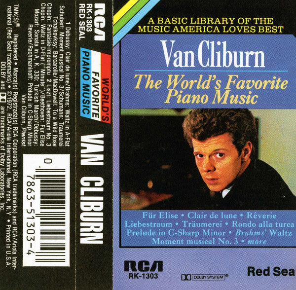 Van Cliburn : The World`s Favorite Piano Music (Cass, Dol)