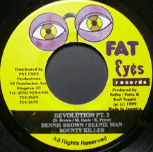 Load image into Gallery viewer, Dennis Brown, Beenie Man &amp; Bounty Killer : Revolution Pt. 3 (7", RE)