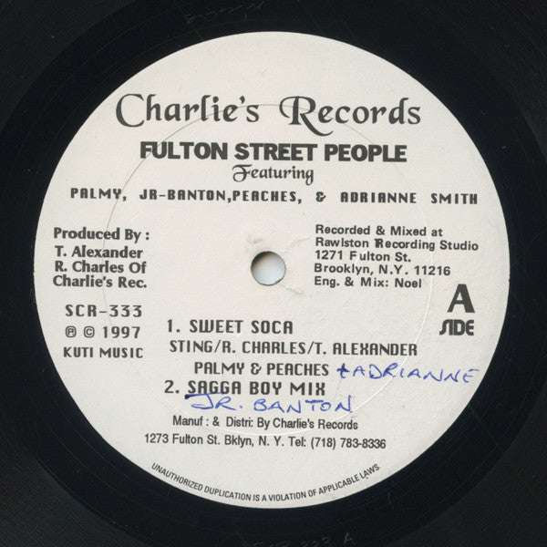 Fulton Street People : Sweet Soca (12