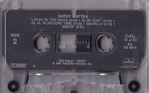 Kathy Mattea : Lonesome Standard Time (Cass, Album, CrO)