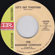 Load image into Gallery viewer, The Sunshine Company : Let's Get Together / Sunday Brought The Rain (7", Single, Promo)