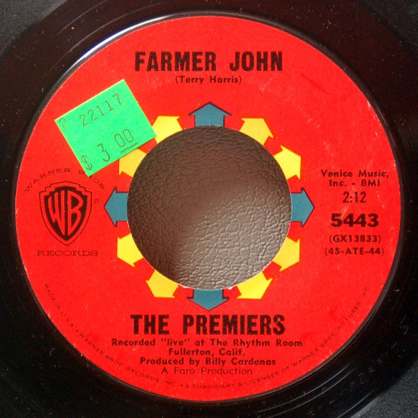 The Premiers : Farmer John / Duffy's Blues (7