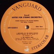 Load image into Gallery viewer, Henry Purcell : Chamber Orchestra Of The Hartford Symphony, Fritz Mahler : Four Suites For String Orchestra (LP)
