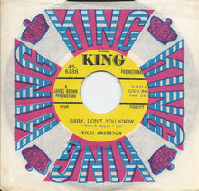 Load image into Gallery viewer, Vicki Anderson : Baby , Don&#39;t You Know  (7&quot;, Single, Promo)