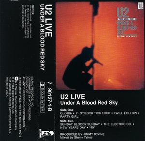 U2 : Under A Blood Red Sky (Live) (Cass, MiniAlbum, SR)