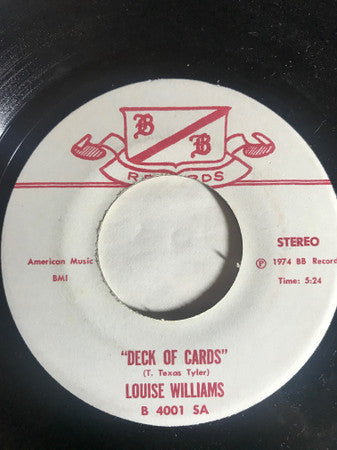 Louise Williams*, The Louise Williams Band : Deck Of Cards (7
