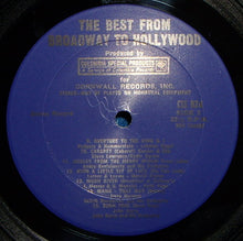 Load image into Gallery viewer, Various : The Best From Broadway To Hollywood (LP, Comp)