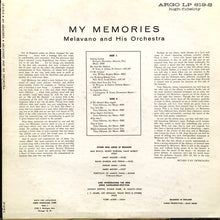 Load image into Gallery viewer, Melavano And His Orchestra : My Memories (LP)