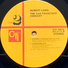 Load image into Gallery viewer, Hubert Laws : The San Francisco Concert (LP, Album, RE, San)