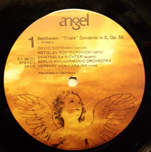 Load image into Gallery viewer, Ludwig van Beethoven - Berliner Philharmoniker, David Oistrach, Mstislav Rostropovich, Sviatoslav Richter, Herbert von Karajan : The "Triple" Concerto In C (LP)
