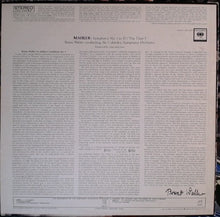 Load image into Gallery viewer, Gustav Mahler - Bruno Walter, Columbia Symphony Orchestra : Mahler Symphony No. 1 In D "The Titan" (LP, Bla)