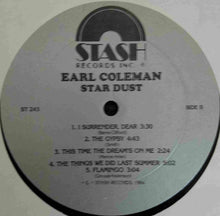 Load image into Gallery viewer, Earl Coleman : Stardust (LP, Album)