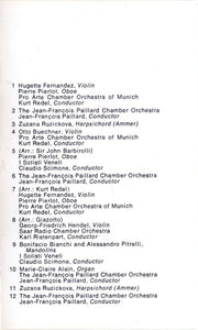 Various : Orchestre De Chambre Jean-François Paillard : The Pachelbel Canon And Other Baroque Favorites (Cass, Comp, RE, Dol)