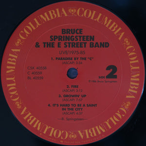 Bruce Springsteen & The E-Street Band : Live / 1975-85 (5xLP + Box, Album)