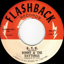 Load image into Gallery viewer, Ronny &amp; The Daytonas : G.T.O. / Hot Rod Baby (7", RE)