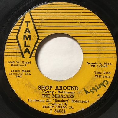 The Miracles : Shop Around / Who's Lovin You (7