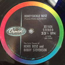 Load image into Gallery viewer, The Twin Pianos Of Henri Rose &amp; Bobby Stevenson : Deep Purple / Honeysuckle Rose  (7")