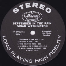Load image into Gallery viewer, Dinah Washington : September In The Rain (LP)