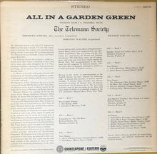Load image into Gallery viewer, The Telemann Society, Theodora Schulze, Richard Schulze, Dorothy Walters : All In A Garden Green (LP)