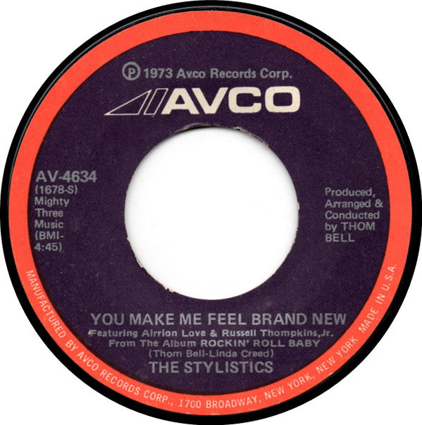The Stylistics : You Make Me Feel Brand New / Only For The Children (7