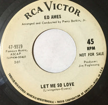 Load image into Gallery viewer, Ed Ames : When The Snow Is On The Roses (7", Promo)