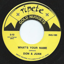 Load image into Gallery viewer, The Fiestas, Don &amp; Juan : So Fine/What&#39;s Your Name (7&quot;)