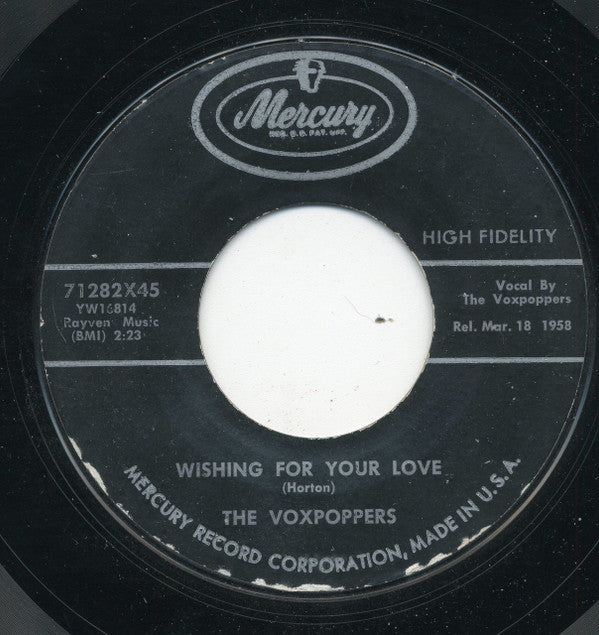 The Voxpoppers : Wishing For Your Love (7