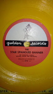The Sandpiper Chorus, Mitch Miller & His Orchestra : The Star Spangled Banner / My Country, 'Tis Of Thee (6", Yel)