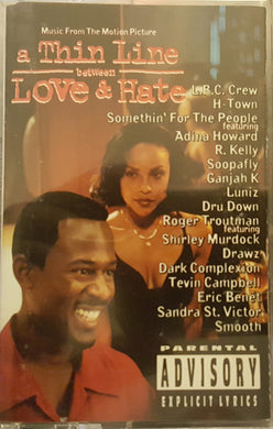 Various : A Thin Line Between Love & Hate (Music From The Motion Picture) (Cass, Album, Comp)
