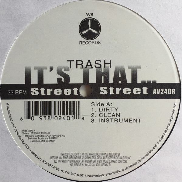 Trash (44) : It's That / Lyrical War Zone (12
