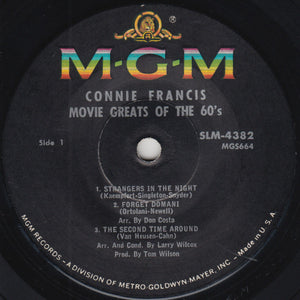 Connie Francis : Movie Greats Of The 60's (7", Jukebox)