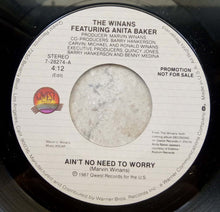 Load image into Gallery viewer, The Winans Featuring Anita Baker : Ain&#39;t No Need To Worry (7&quot;, Promo)