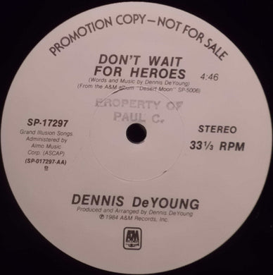 Dennis DeYoung : Don't Wait For Heroes (12