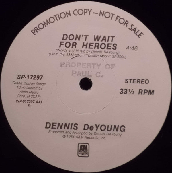 Dennis DeYoung : Don't Wait For Heroes (12