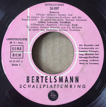 Load image into Gallery viewer, Die Linentown-Brothers Und Die Regina-Girls / Helmut Schmidt (2) Und Die Rivieras / Andreas Werner (3) Und Die Amigos, Die Linentown-Brothers : Ramona / Adieu, Lebwohl, Goodbye / Café Oriental / Vaya Con Dios (7", EP)