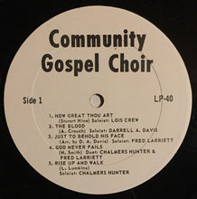 Load image into Gallery viewer, Community Gospel Choir : Just To Behold His Face (LP)