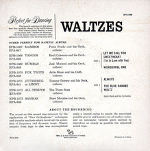 Load image into Gallery viewer, Henri René And His Orchestra : Perfect For Dancing - Waltzes (7", EP)