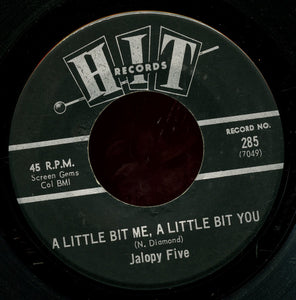 The Jalopy Five / Ed Hardin : A Little Bit Me, A Little Bit You / Detroit City (7", Single)