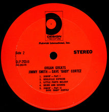 Load image into Gallery viewer, Jimmy Smith &amp; Dave "Baby" Cortez : Organ Greats (LP, Comp)