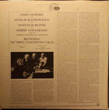 Load image into Gallery viewer, Ludwig van Beethoven - Berliner Philharmoniker, David Oistrach, Mstislav Rostropovich, Sviatoslav Richter, Herbert von Karajan : The "Triple" Concerto In C (LP)