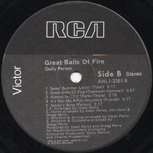 Load image into Gallery viewer, Dolly Parton : Great Balls Of Fire (LP, Album, RE, Gat)