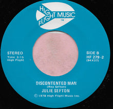 Load image into Gallery viewer, Rex Sefton, Julie Sefton : Montana Sand / Discontented Man (7")