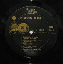 Load image into Gallery viewer, Various : Rhapsody In Hues (LP, Album)