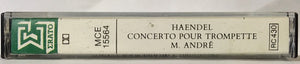 Georg Friedrich Händel, Maurice André, Gérard Jarry, Jacques Chambon, Jean-François Paillard : Concerto Pour Trompette / Sonate Pour Violon & Orchestre / 3 Concertos Pour Hautbois (Cass, RE, Dol)