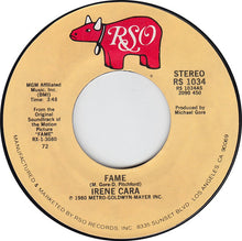 Load image into Gallery viewer, Irene Cara : Fame (7", Single, Styrene, PRC)