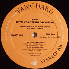 Load image into Gallery viewer, Henry Purcell : Chamber Orchestra Of The Hartford Symphony, Fritz Mahler : Four Suites For String Orchestra (LP)