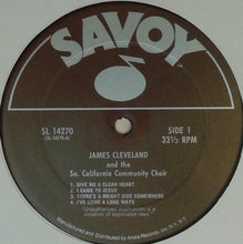 Load image into Gallery viewer, Rev. James Cleveland And The Southern California Community Choir : Give Me A Clean Heart (LP, Album, RE)