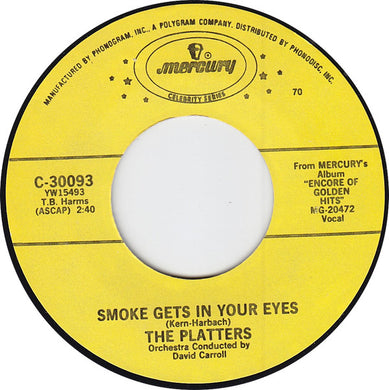 The Platters : Smoke Gets In Your Eyes / Harbor Lights (7